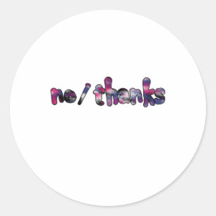 Pronouns Nothanks Genderfluid Flag Colours Sticker