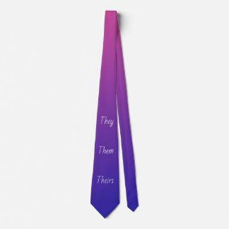 Pronouns tie (they/them/theirs edition)