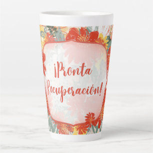 Pronta Recuperación – tarjeta de recuperación Latte Mug