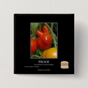 Proof 15 Cm Square Badge