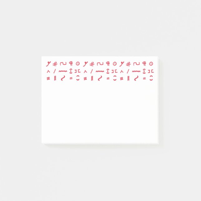 Proofreader's marks Post-it Note (Front)