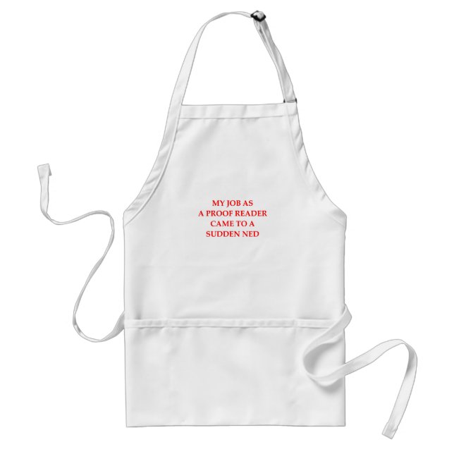 proofreading standard apron (Front)