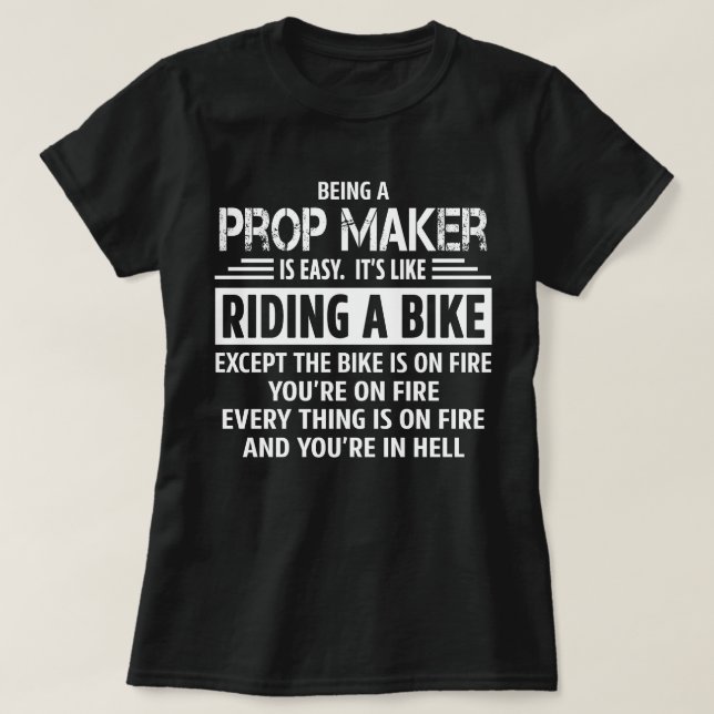 Prop Maker T-Shirt (Design Front)