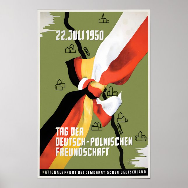 Propaganda Poster Eastern Germany Day of the (Front)