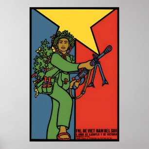 Propaganda Poster Vietnam war South Vietnam print