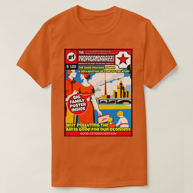 Propagandarazzi Magazine The Unreliable Source for T-Shirt (Design Front)