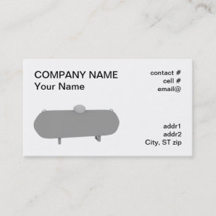 propane tank business card
