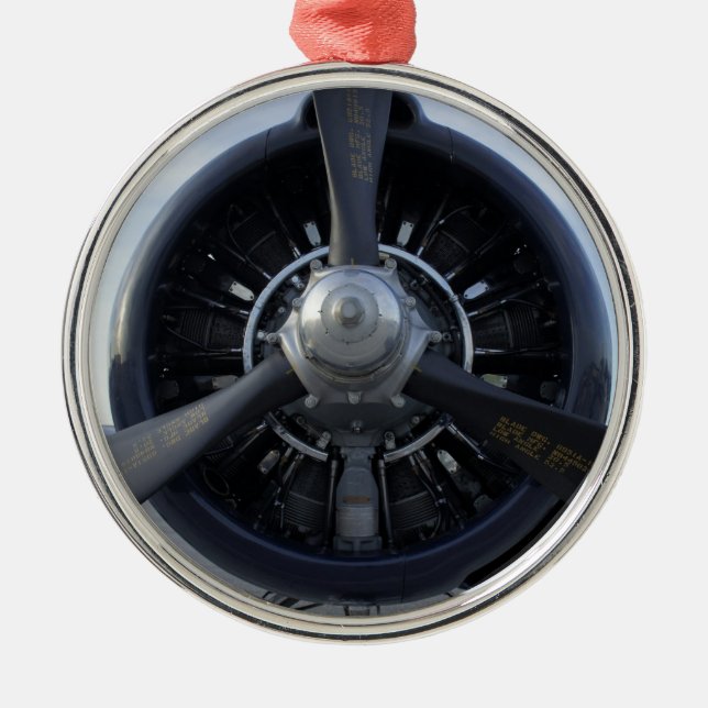 Propeller Metal Tree Decoration (Front)