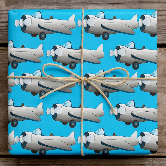 Propeller Plane Wrapping Paper (Creator Uploaded)