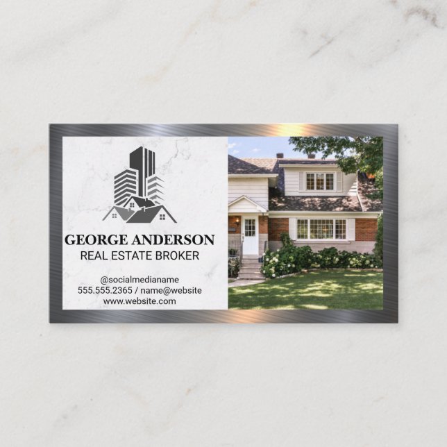 Properties Logo | Front Yard Business Card (Front)