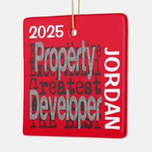 Property Developer Extraordinaire CUSTOM Ceramic Ornament