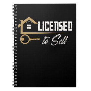 Property House Broker Proud Real Estate Agent Notebook
