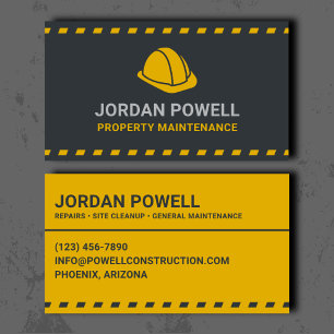 Property Maintenance Professional Business Card