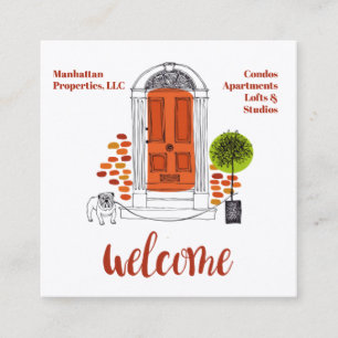 property management business card