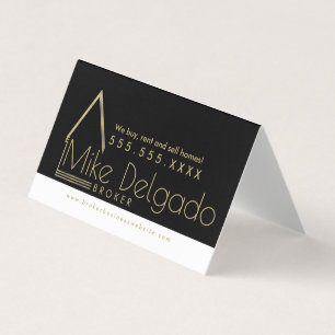 Property Manager Home Sales Broker Business Card