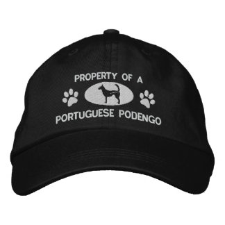 Property of a Portuguese Podengo Embroidered Hat