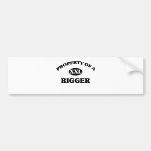Property of a RIGGER Bumper Sticker