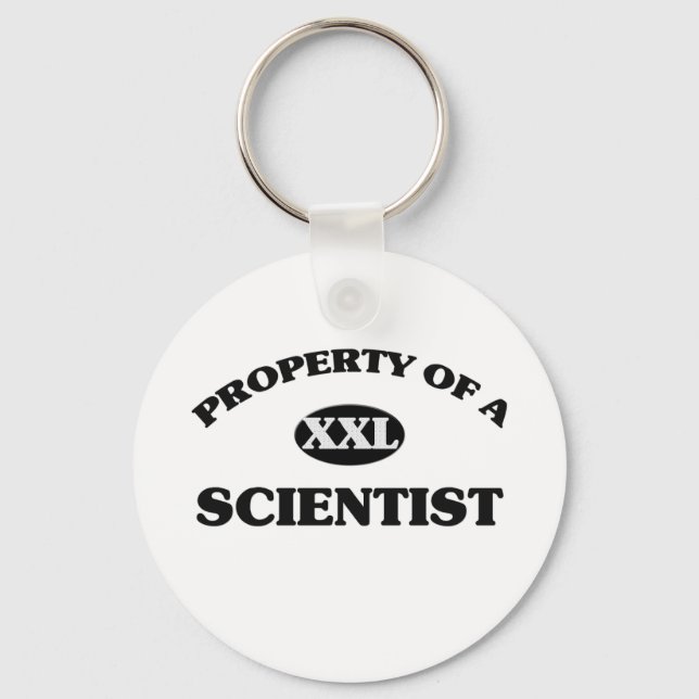 Property of a SCIENTIST Key Ring (Front)