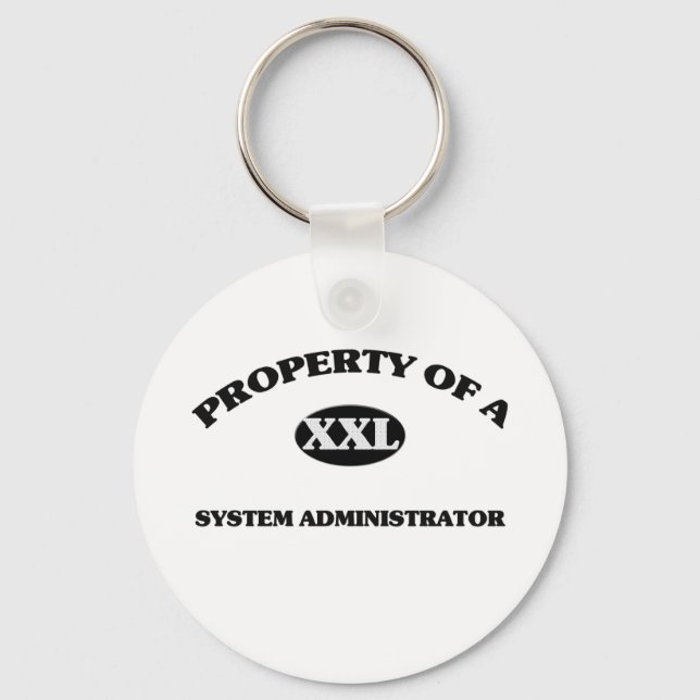 Property of a SYSTEM ADMINISTRATOR Key Ring (Front)
