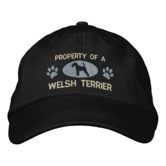 Property of a Welsh Terrier Embroidered Hat