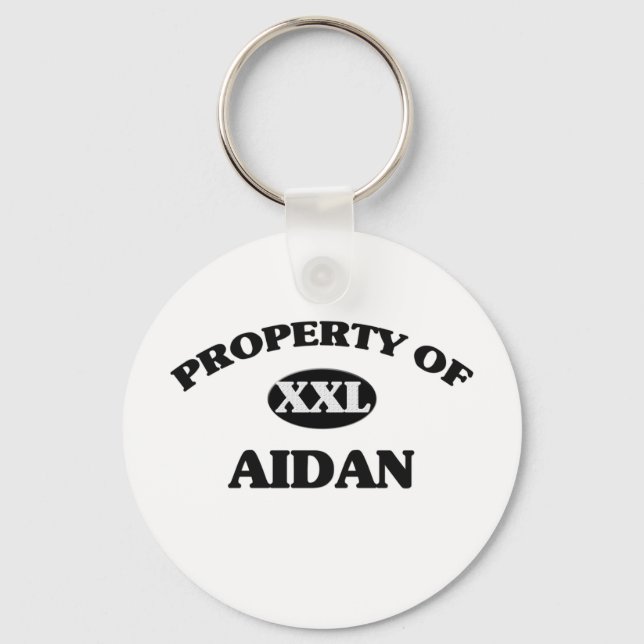 Property of AIDAN Key Ring (Front)