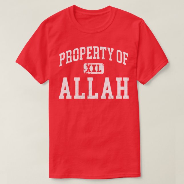 property of allah T-Shirt (Design Front)