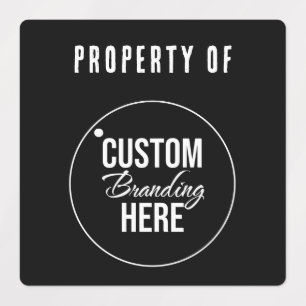 Property Of Black Business Logo Labels