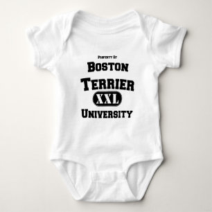 Property of Boston Terrier University Baby Bodysuit
