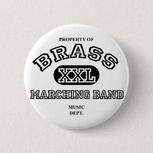 Property of Brass 6 Cm Round Badge