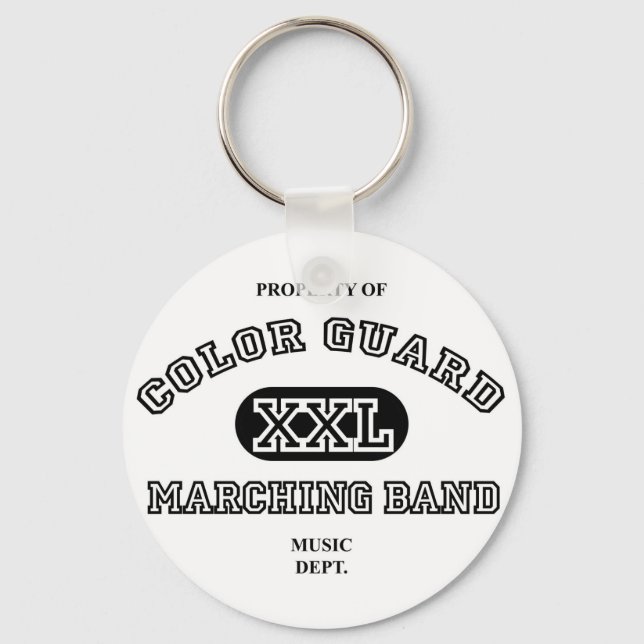 Property of Colorguard Key Ring (Front)