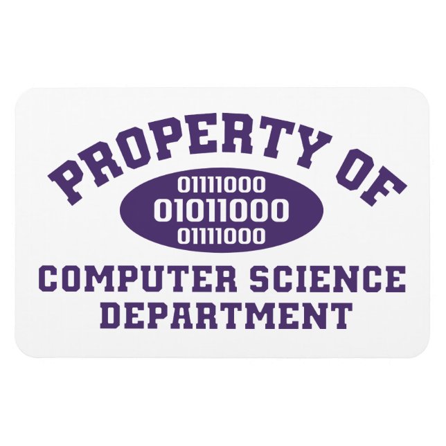 Property Of Computer Science Department Magnet (Horizontal)