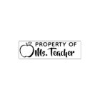 Property of Custom Teacher Name Classroom