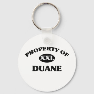 Property of DUANE Key Ring