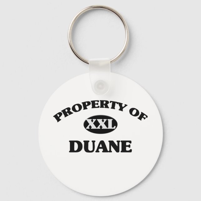 Property of DUANE Key Ring (Front)