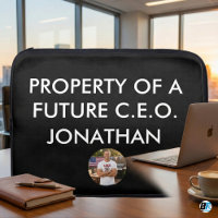 Property of Future CEO Custom Name Minimalist Blac