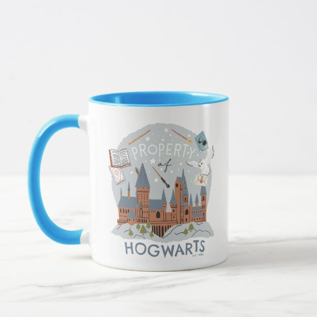 Property of Hogwarts Cartoon Graphic Mug (Left)