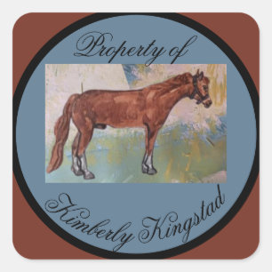 property of horse stickers