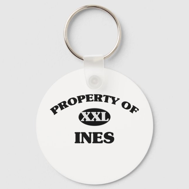 Property of INES Key Ring (Front)