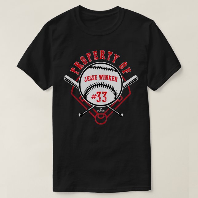 Property Of Jesse Winker  T-Shirt (Design Front)
