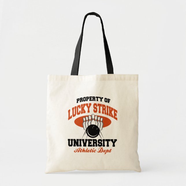 Property of Lucky Strike Bowling Tote Bag (Front)