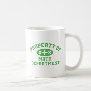 Property Of Math Department (green) Mug