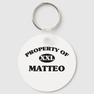 Property of MATTEO Key Ring