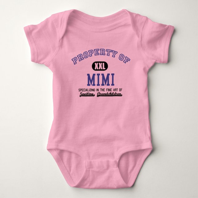 Property of Mimi Baby Bodysuit (Front)