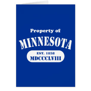 Property of Minnesota - any colour!