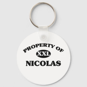 Property of NICOLAS Key Ring