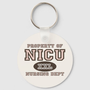 Property Of NICU Nurse Keychain