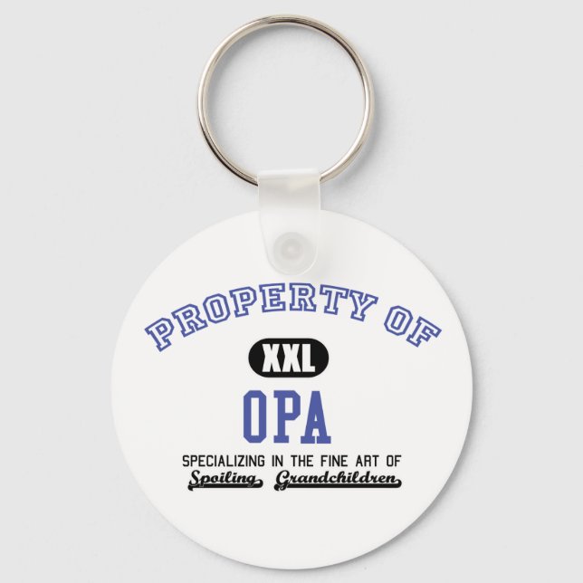 Property of Opa Key Ring (Front)