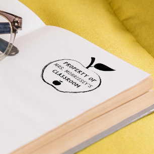 Property Of Personalised Apple Self-inking Stamp