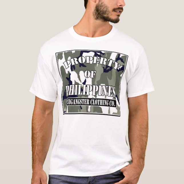 property of philippines (custom) T-Shirt (Front)