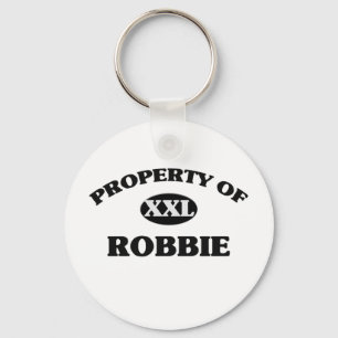 Property of ROBBIE Key Ring
